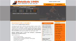 Desktop Screenshot of motoskola-landa.cz