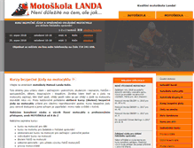 Tablet Screenshot of motoskola-landa.cz